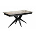 Стол DikLine DKS140 керамика Venetian Brown Light глянец, подстолье черное, опоры черные (2уп.) Стол DikLine DKS140 керамика Venetian Brown Light глянец, подстолье черное, опоры черные (2уп.)