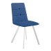 Стул DikLine 280 B8 BLUE, ножки белые Стул DikLine 280 B8 BLUE, ножки белые