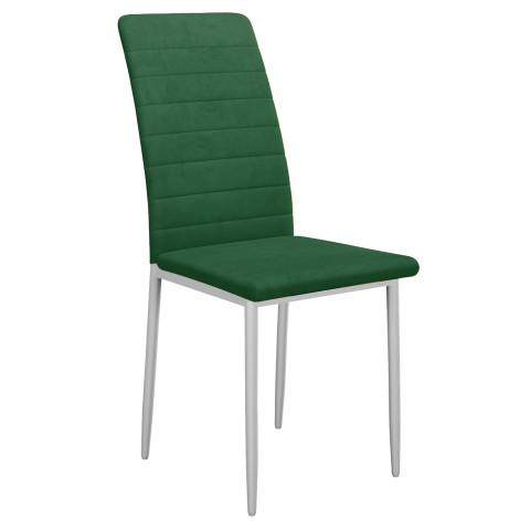 Стул DikLine ТЕКС каркас белый/ B10 GREEN Стул DikLine ТЕКС каркас белый/ B10 GREEN