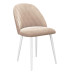 Стул DikLine 302 B03 BEIGE, ножки белые