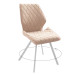 Стул DikLine 243PRO поворотный B03 BEIGE, ножки белые Стул DikLine 243PRO поворотный B03 BEIGE, ножки белые
