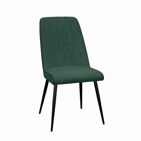 Стул DikLine 325 B10 GREEN , ножки черные