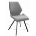 Стул DikLine 243PRO поворотный B22 GREY, ножки черные Стул DikLine 243PRO поворотный B22 GREY, ножки черные