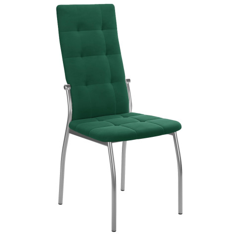 Стул DikLine ГАЛС-М каркас хром/ B10 GREEN Стул DikLine ГАЛС-М каркас хром/ B10 GREEN