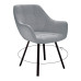 Стул DikLine 252 М поворотный, B22 GREY, ножки черные Стул DikLine 252 М поворотный, B22 GREY, ножки черные
