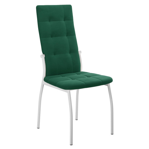 Стул DikLine ГАЛС-М каркас белый/ B10 GREEN Стул DikLine ГАЛС-М каркас белый/ B10 GREEN
