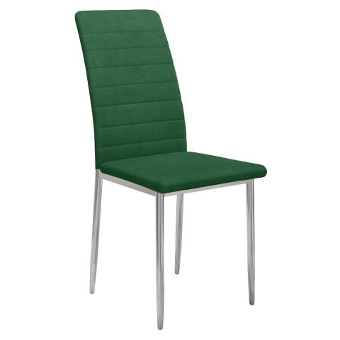 Стул DikLine ТЕКС каркас хром/ B10 GREEN Стул DikLine ТЕКС каркас хром/ B10 GREEN