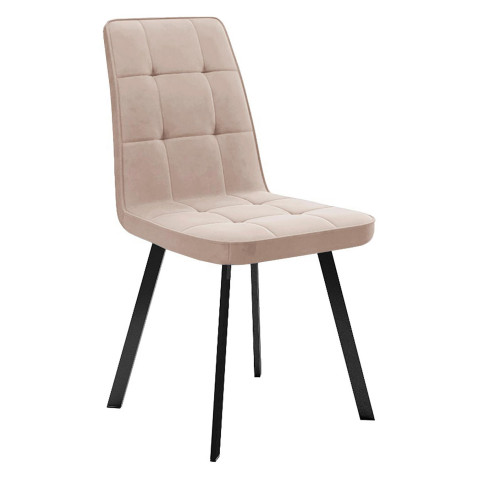 Стул DikLine 207 B03 BEIGE, ножки черные Стул DikLine 207 B03 BEIGE, ножки черные