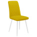 Стул DikLine 205 B16 YELLOW /ножки белые