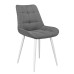 Стул DikLine 206М B22 GREY, ножки белые Стул DikLine 206М B22 GREY, ножки белые