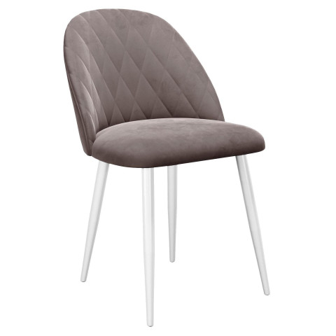 Стул DikLine 302 B5 LATTE, ножки белые Стул DikLine 302 B5 LATTE, ножки белые