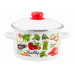 Кастрюля эмал цил Veggies 3,0л ТМ Appetite 1RD181М Кастрюля эмал цил Veggies 3,0л ТМ Appetite 1RD181М