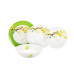 DOMENIK DM90120 Столовый набор 19 предметов PARADISE BIRD ФАРФОР DOMENIK DM90120 Столовый набор 19 предметов PARADISE BIRD ФАРФОР