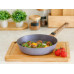 Набор посуды COLOR(Provence). Комплект: Сковорода 24 см, глубокая со съёмной ручкой. Кастрюля 4 л. Стеклянная крышка со стальным