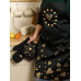 D1706 Набор для кухни Safia Gold Heart (фартук, рукавица, прихватка)