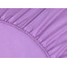 Простыня на резинке Моноспейс сатин фиолетовая