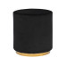 OTTOMAN-004 BLACK/GOLD OTTOMAN-004 BLACK/GOLD